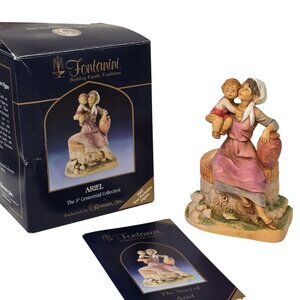 Fontanini Ariel 5" Centennial Collection Mother & Child Figurine Collectible 200